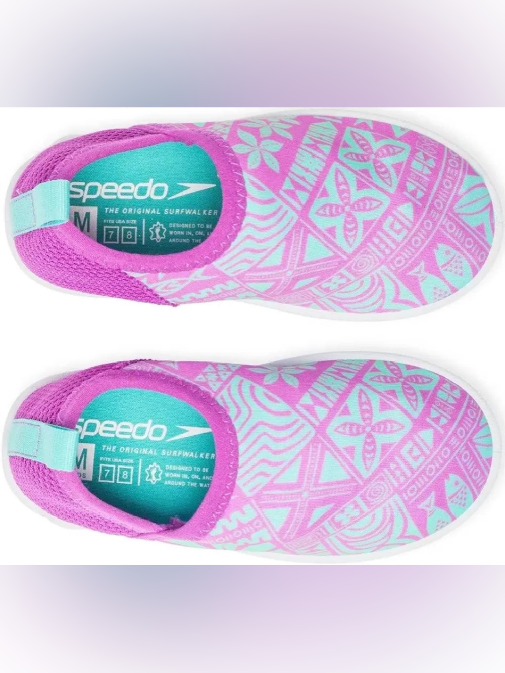 Speedo Kids' Beach Bootie Water Shoes - Purple, Small, 5-6